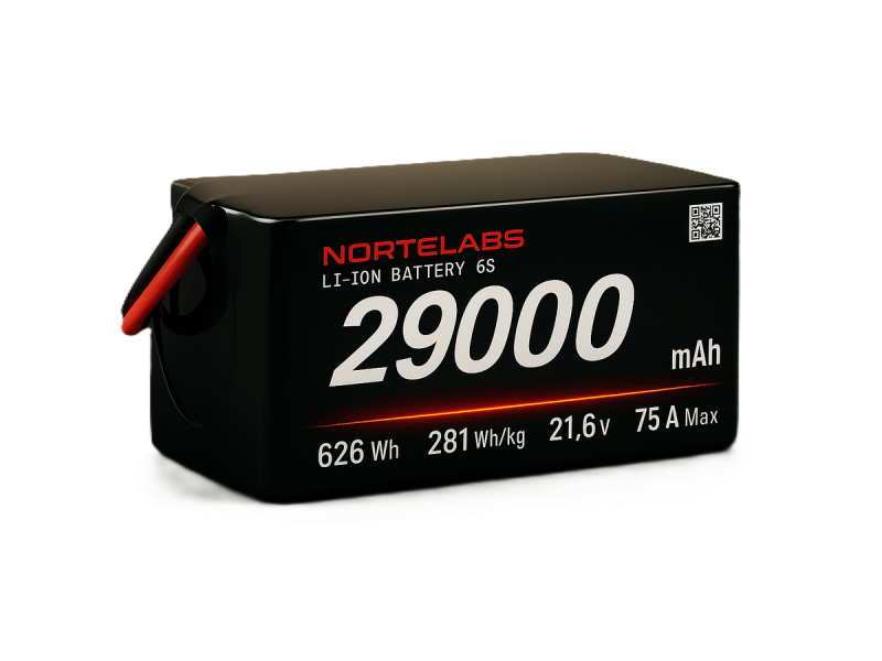 Li-ion 29000mAh 6S5P 21.6V Battery Pack